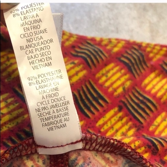 LuLaRoe tall & curvy colorful patterned le… - Picture 5 of 8